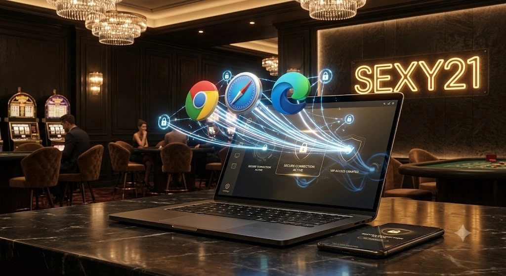 คู่มือวิธีใช้งานผ่าน Browser ต่าง ๆ บนแพลตฟอร์ม SEXY21 พร้อมเทคนิคการตั้งค่าความปลอดภัยระดับองค์กร